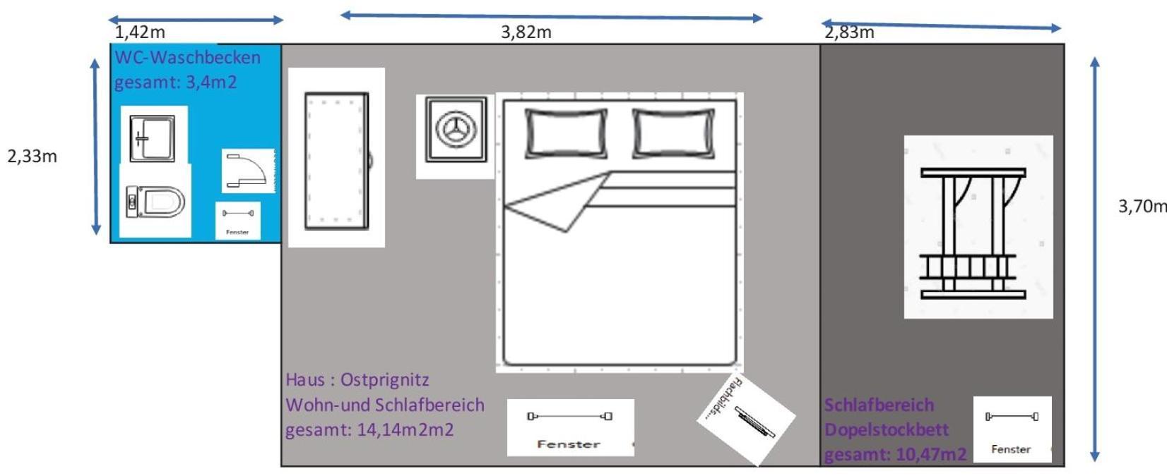 La Maison Pritzwalk - Bett & Bike 部屋 写真